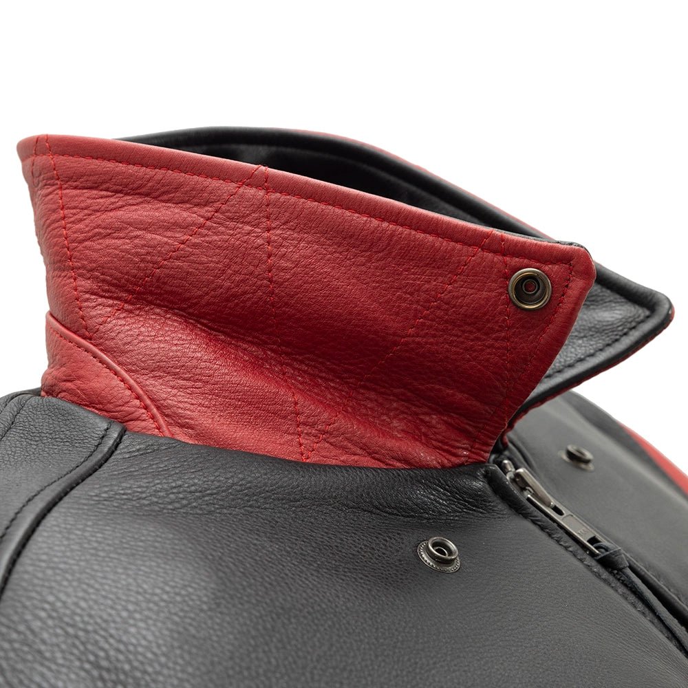 Moto Bomber Two Tone Men's Leather Jacket Men's Leather Jacket Jackets