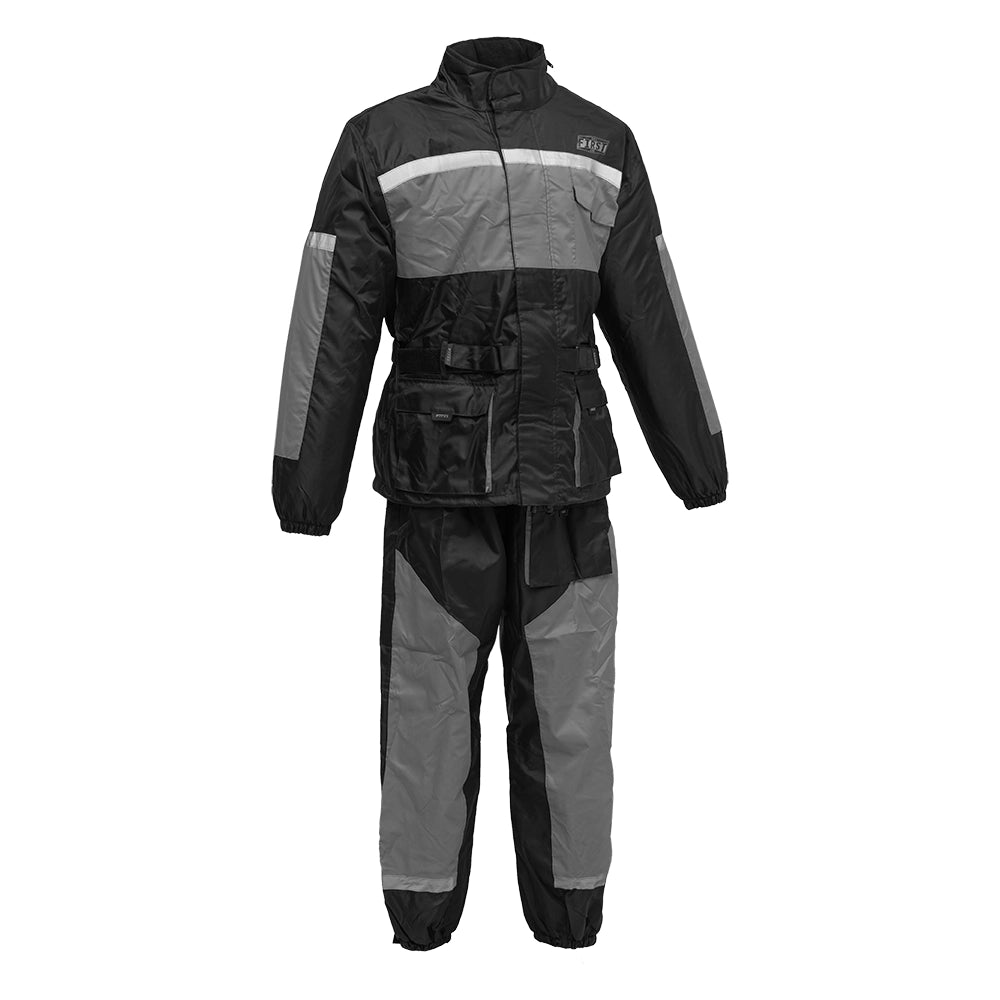 Motorcycle Rain Suit - Men's Rain Suit Accessories Grey S