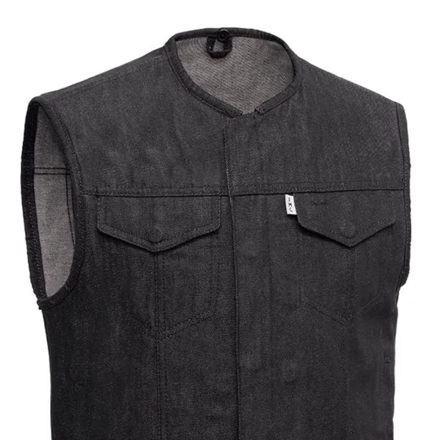 Murdock - Men's Motorcycle Denim Vest Men's Denim Vest Vests