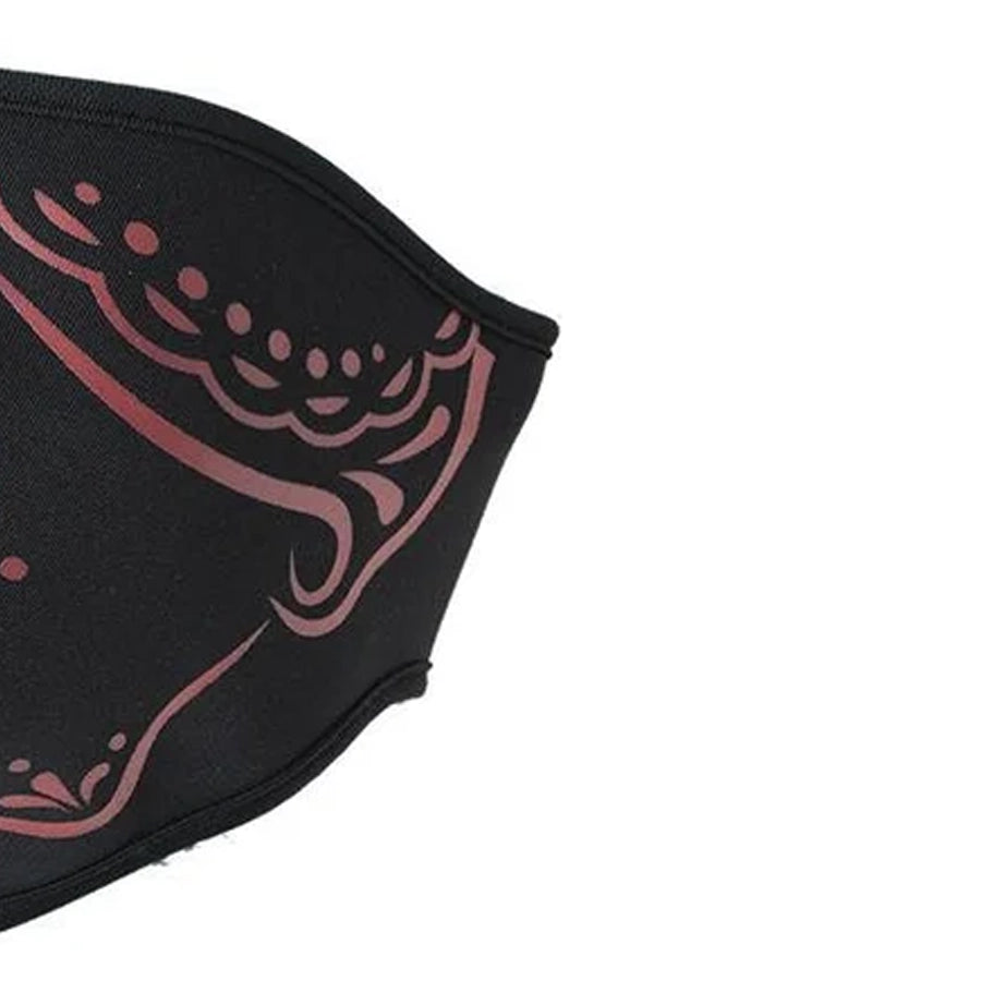 Neoprene Half Face Inverse Skull Riding Mask Face Mask Accessories