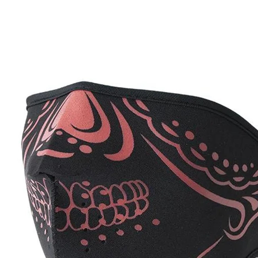 Neoprene Half Face Inverse Skull Riding Mask Face Mask Accessories