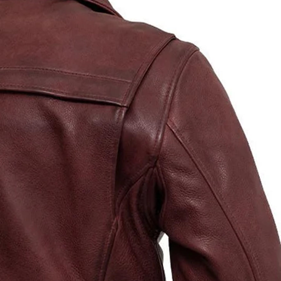 Night Rider Men's Motorcycle Leather Jacket Men's Leather Jacket Jackets