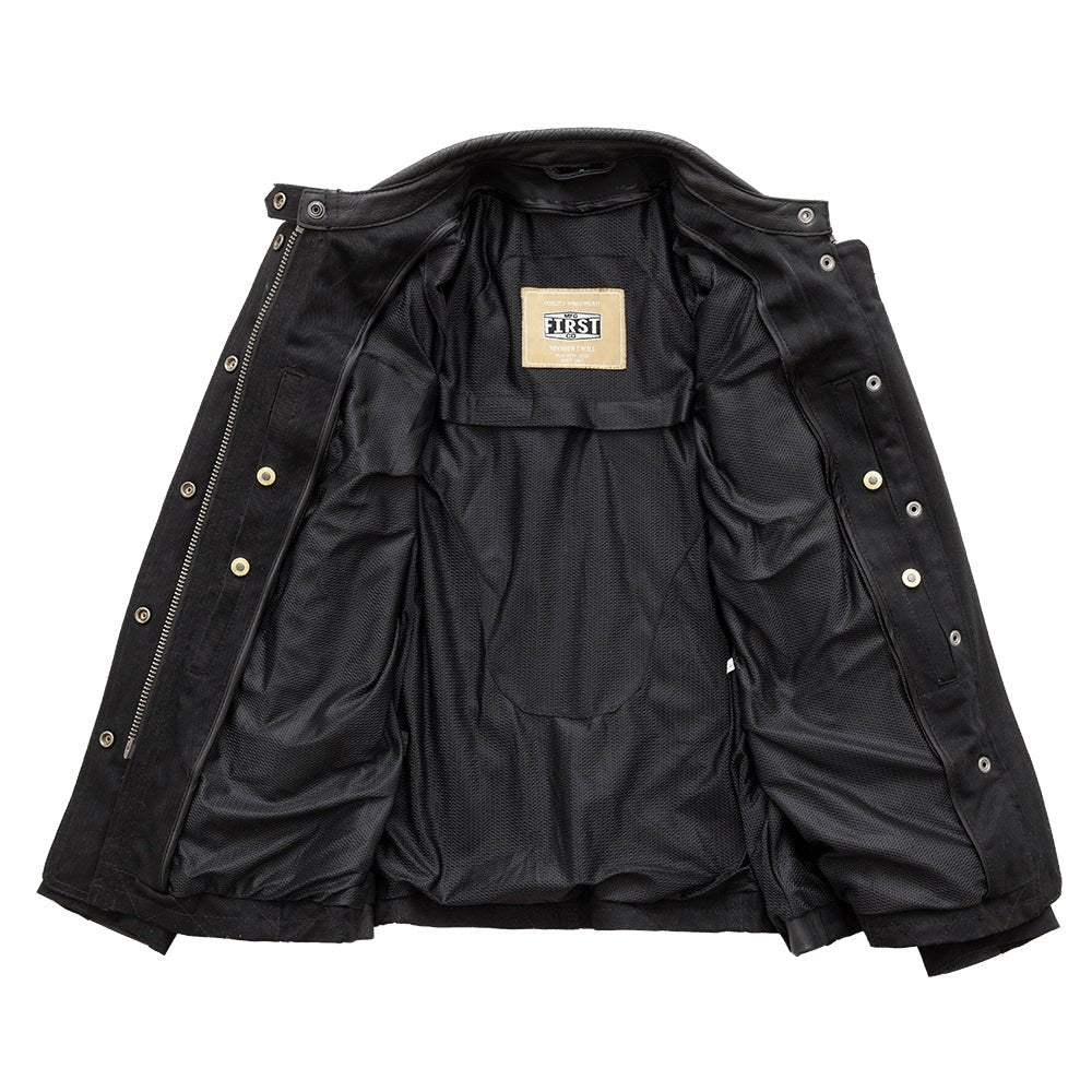 Outcast - Women's Twill Motorcycle Jacket Women's Leather Jacket Jackets