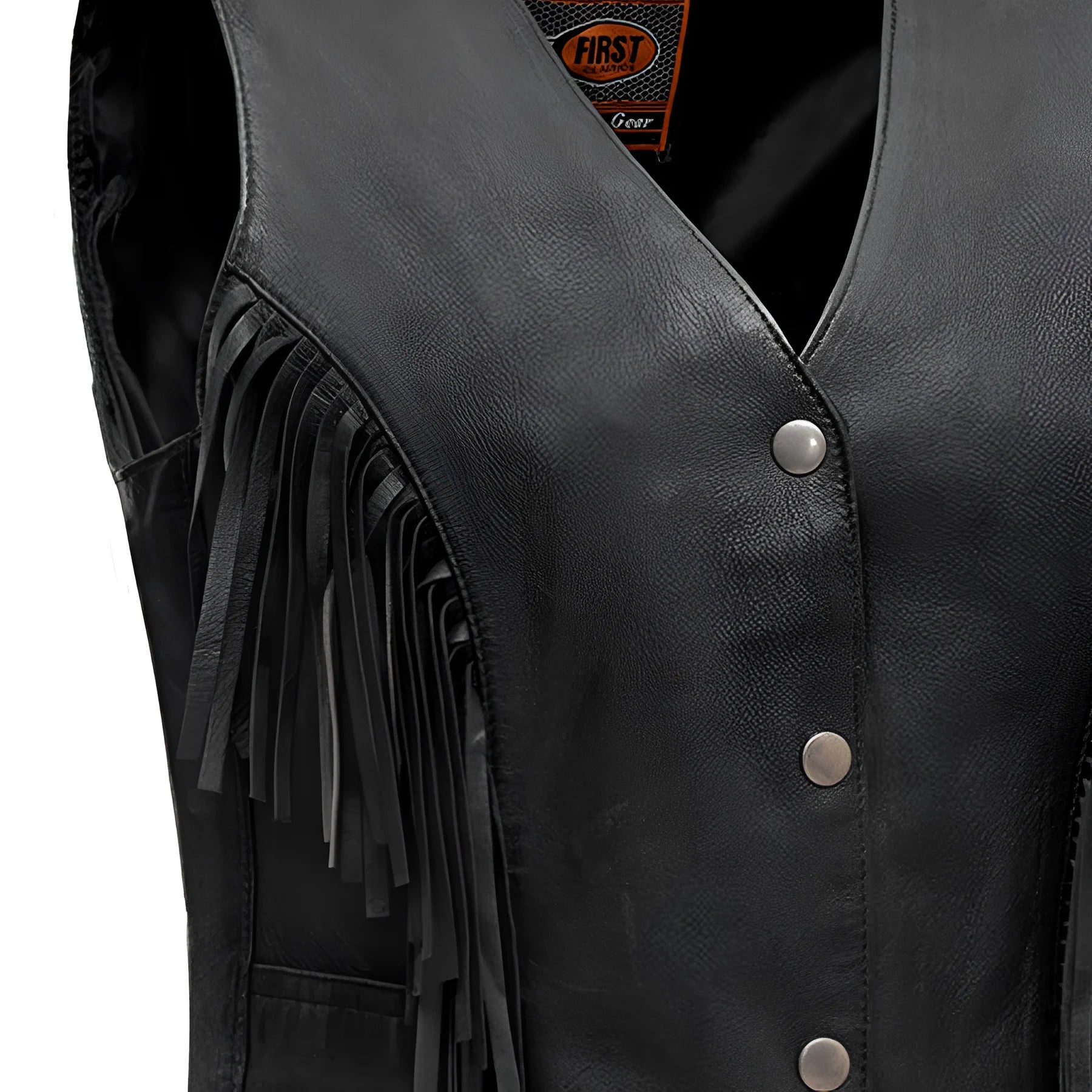 Apache Women's Leather Motorcycle Vest Women's Leather Vest Vests