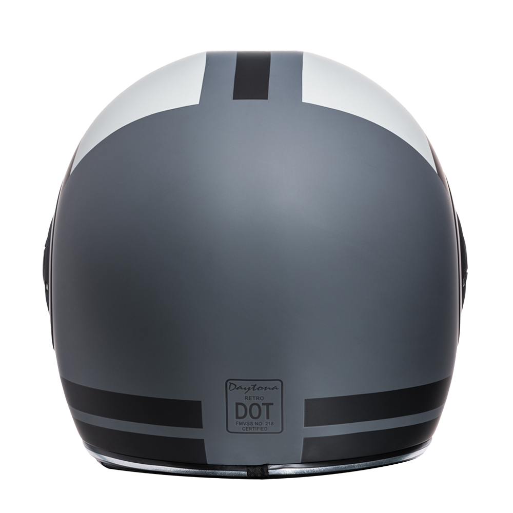 DOT Daytona Retro Full Face Motorcycle Helmet: Vintage Style for Men, Women, & Youth - W/ Racer RETRO Daytona Helmets