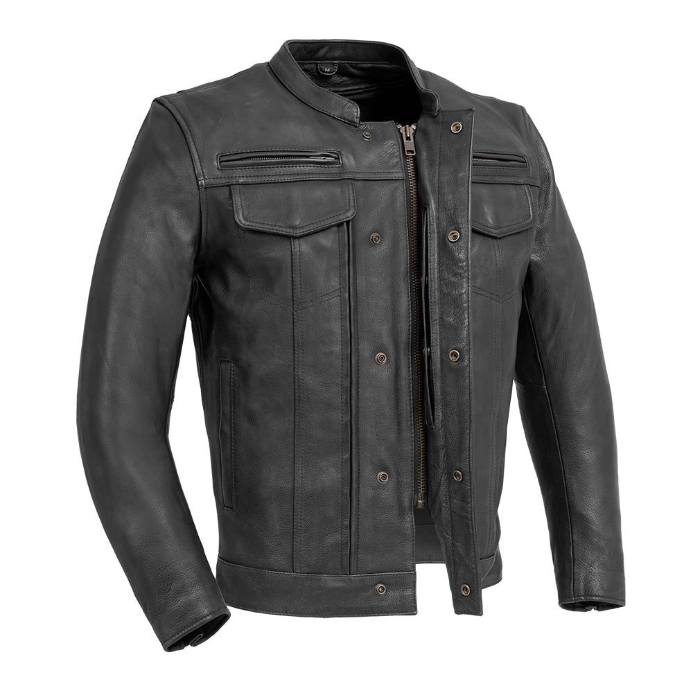 Raider Men's Motorcycle Leather Jacket Men's Leather Jacket Jackets