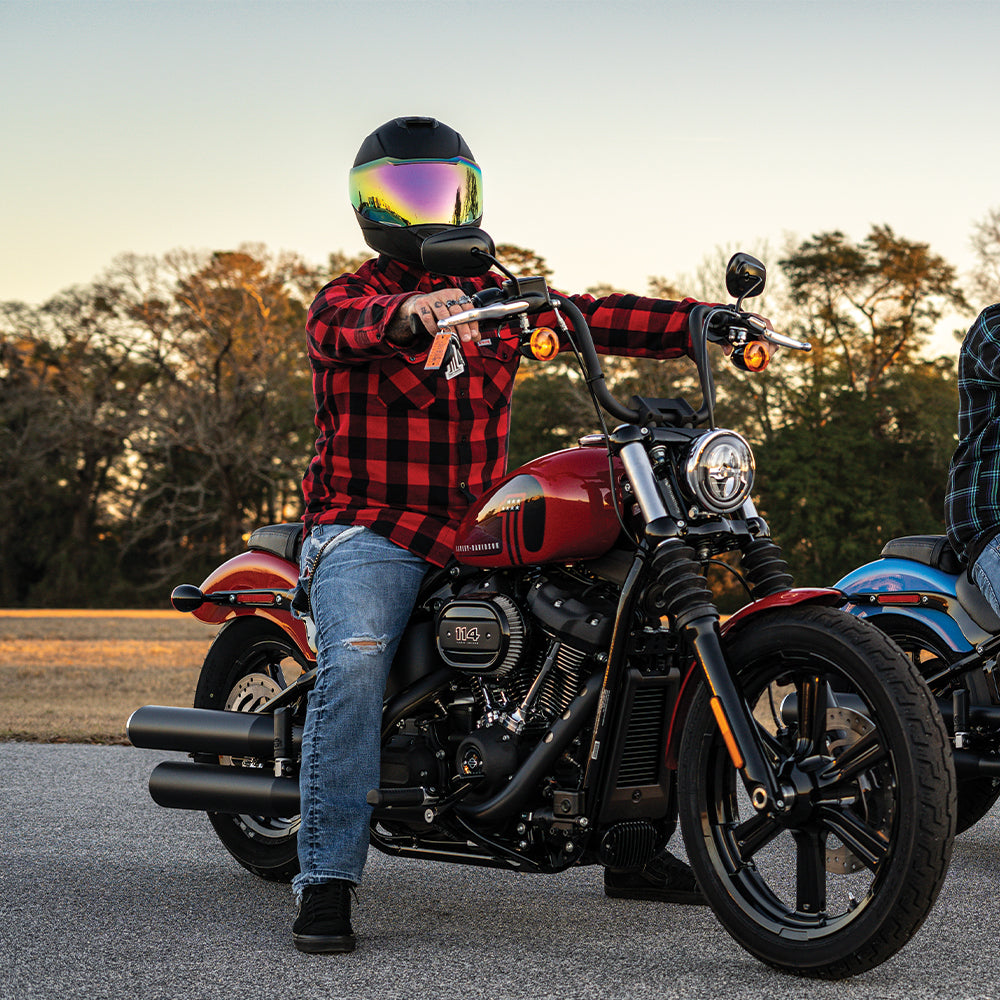 Glide Shield Outer- Rainbow GLIDE SHIELDS Daytona Helmets