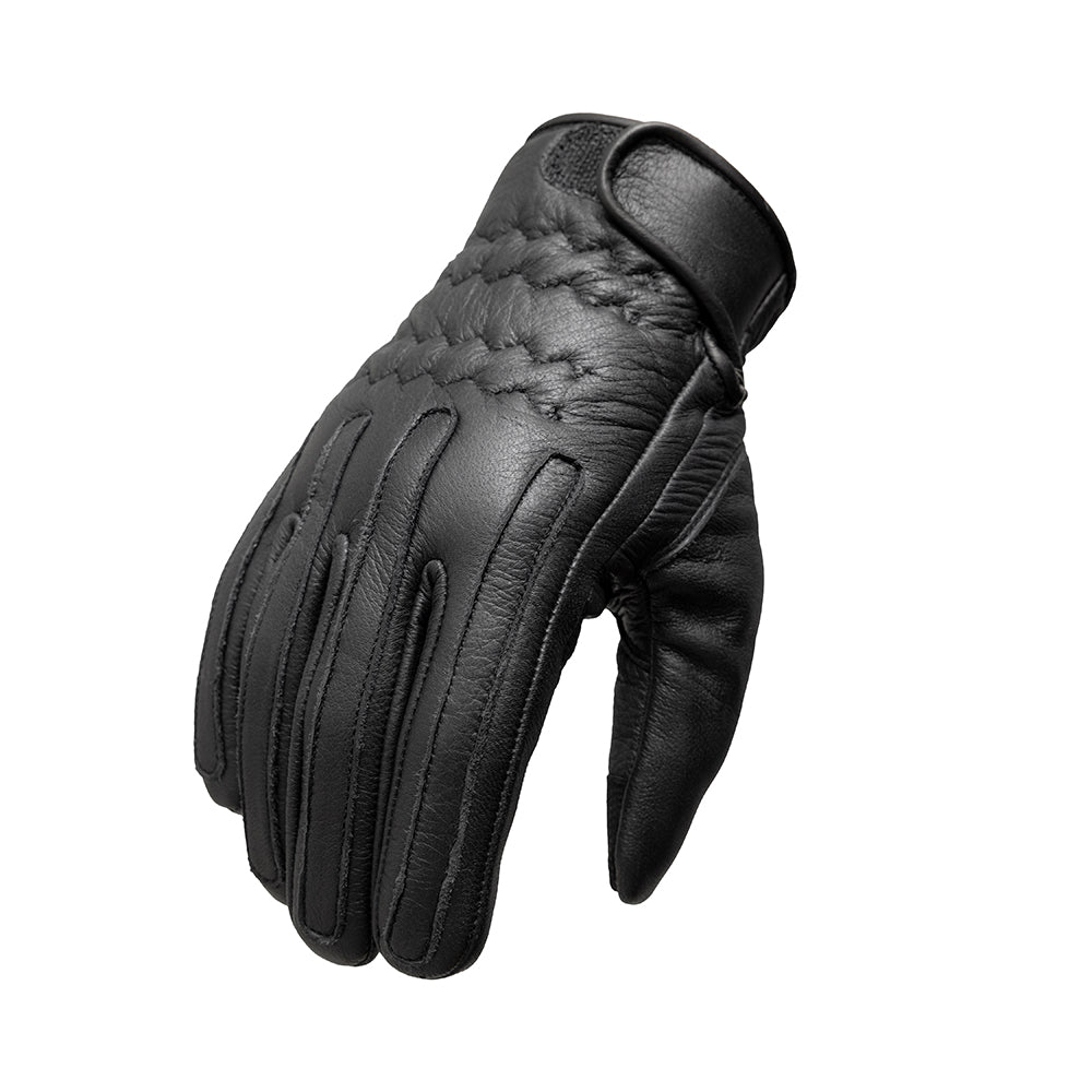 Razorback Men's Deer Skin Gloves Men's Deer Skin Gloves First Manufacturing Company Black S