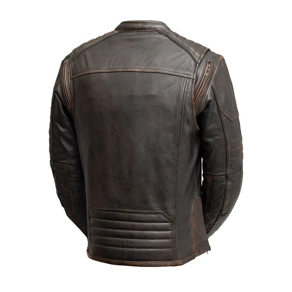 Rider Club - Men's Leather Motorcycle Jacket Men's Leather Jacket Jackets