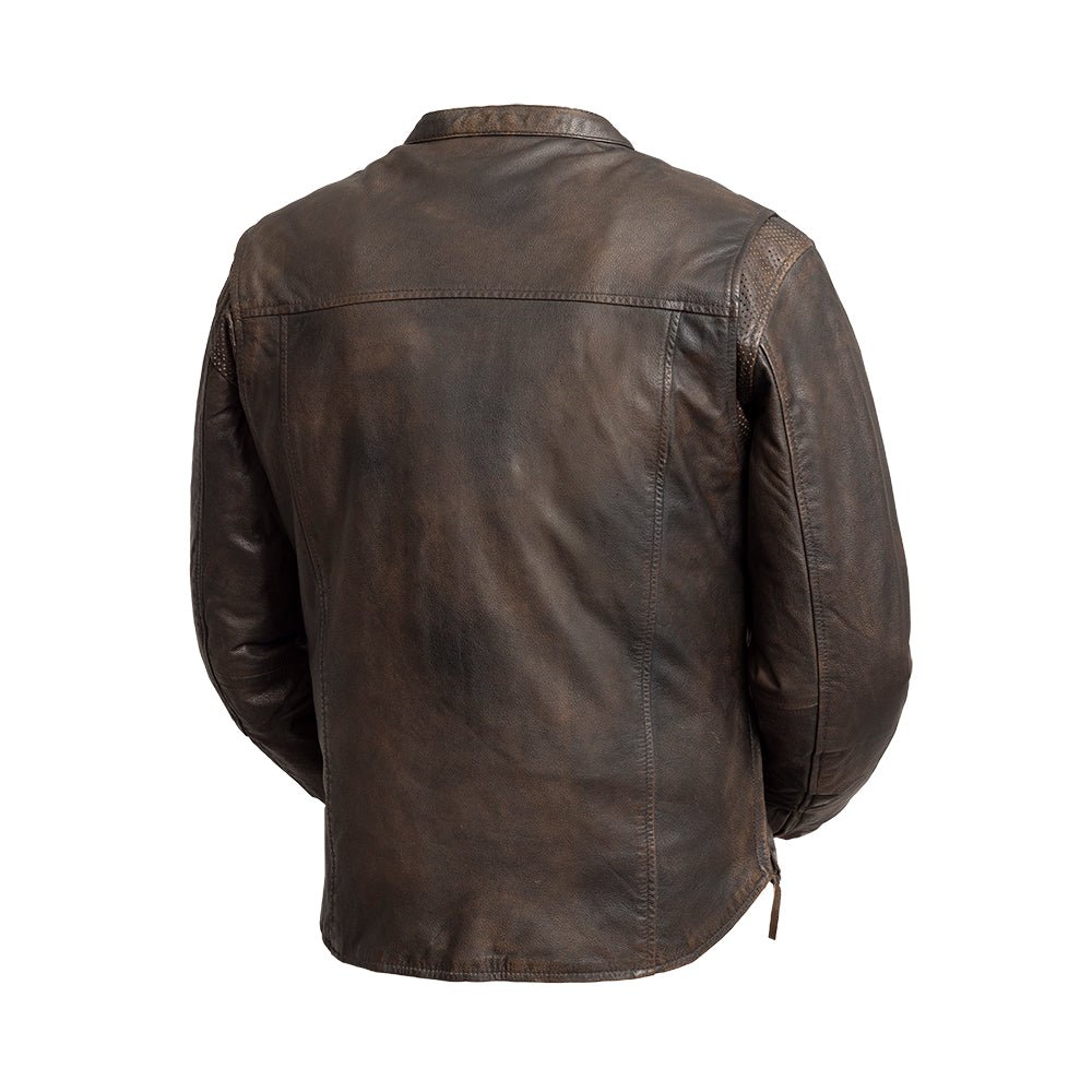 Rocky Men's Motorcycle Leather Jacket Men's Leather Jacket Jackets