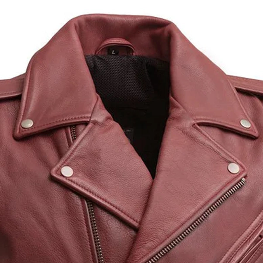 Roller - Men's Motorcycle Leather Vest Men's Leather Vest Vests