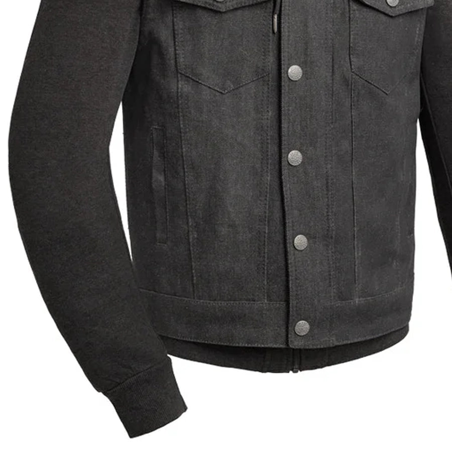 Rook - Men's Motorcycle Denim Vest Men's Denim Vest Vests