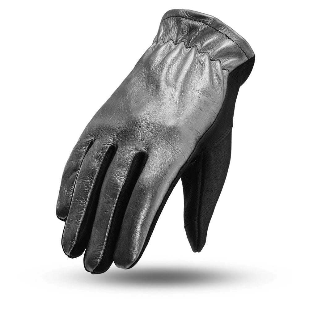 Roper Women's Motorcycle Leather Gloves Women's Gloves Accessories Silver XS