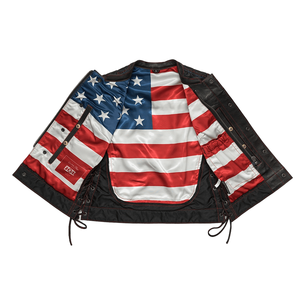 Rosie Women’s Motorcycle Leather Vest Women's Leather Vest Vests