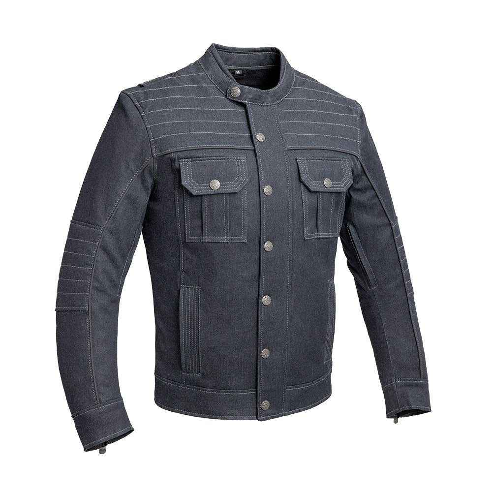 Rowdy Motorcycle Thunder Denim Jacket – First MFG Co