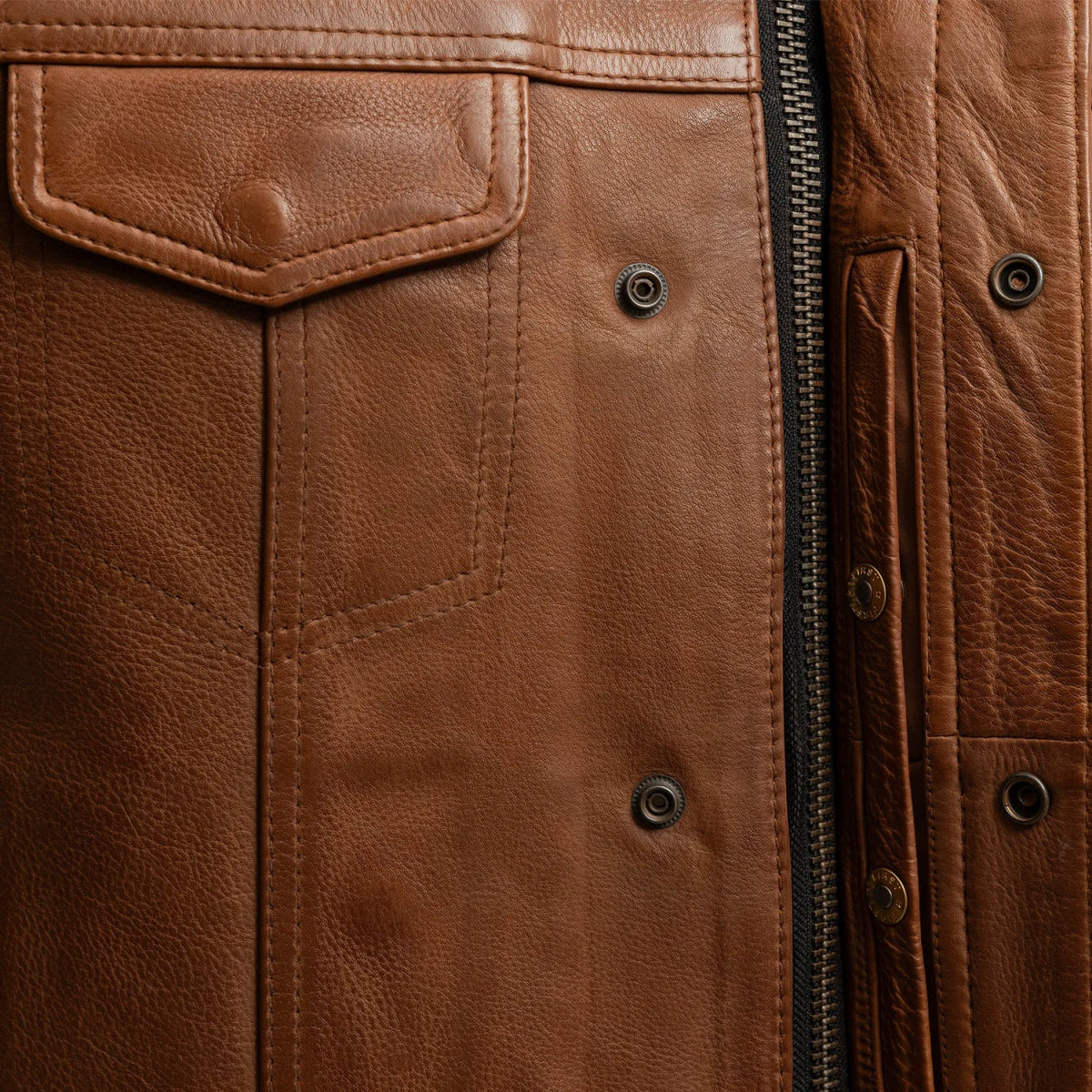 Sharp Shooter Men's Motorcycle Leather Vest Men's Leather Vest Vests