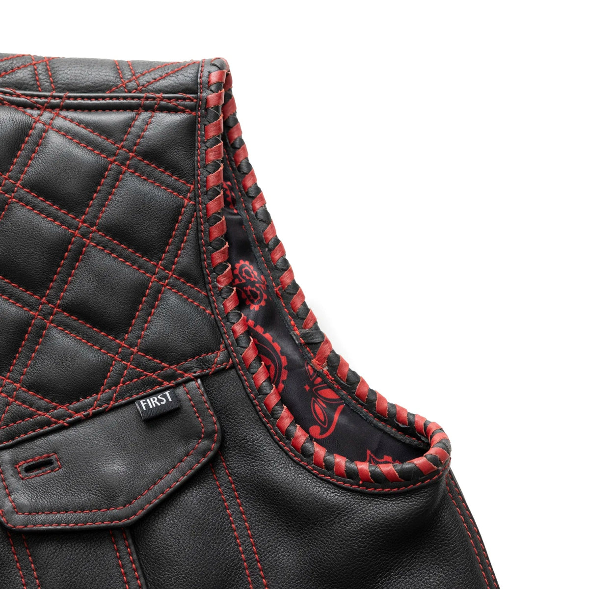 Sinister - Men's Motorcycle Leather Vest Men's Leather Vest Vests