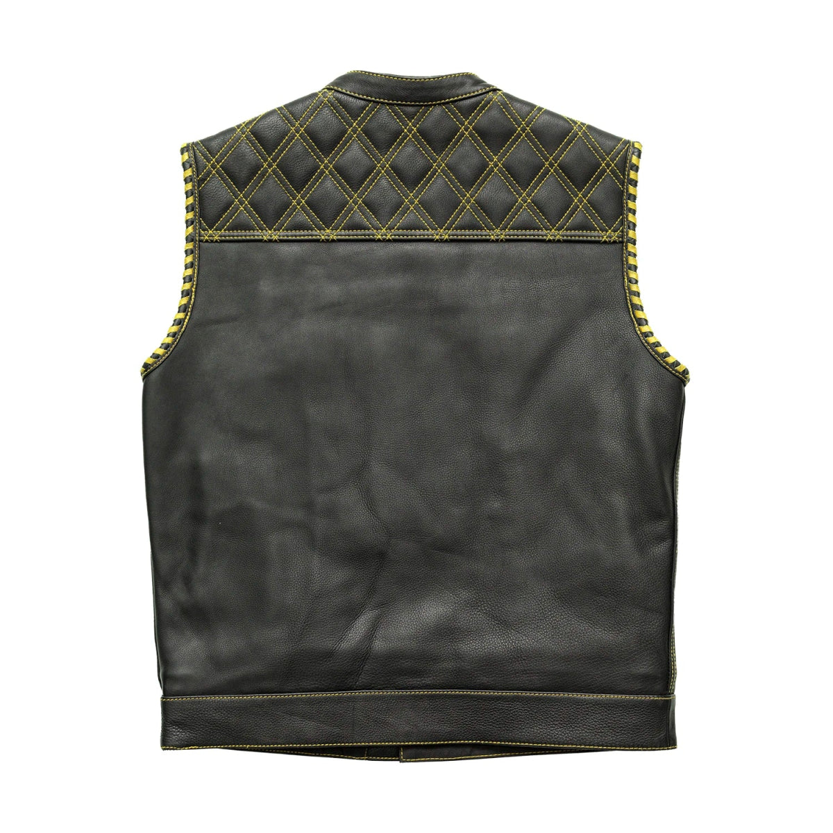 Sinister - Men's Motorcycle Leather Vest Men's Leather Vest Vests