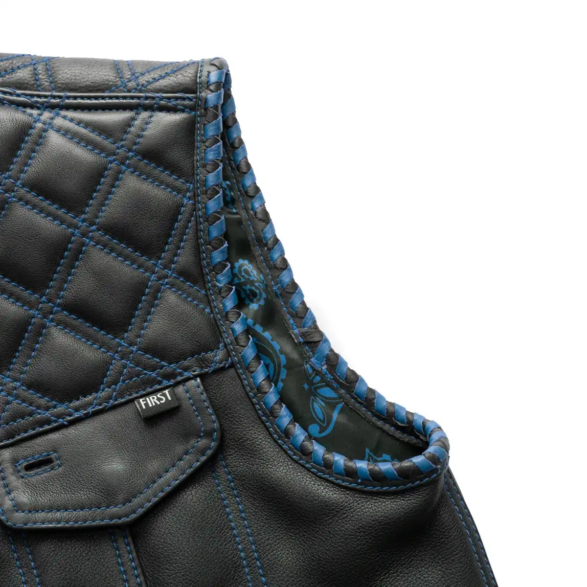 Sinister - Men's Motorcycle Leather Vest Men's Leather Vest Vests