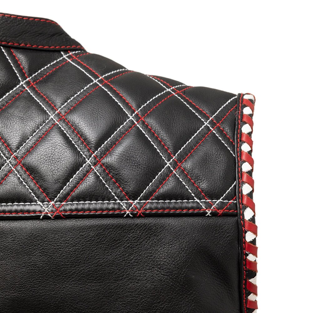 Sinister - Men's Motorcycle Leather Vest Men's Leather Vest Vests