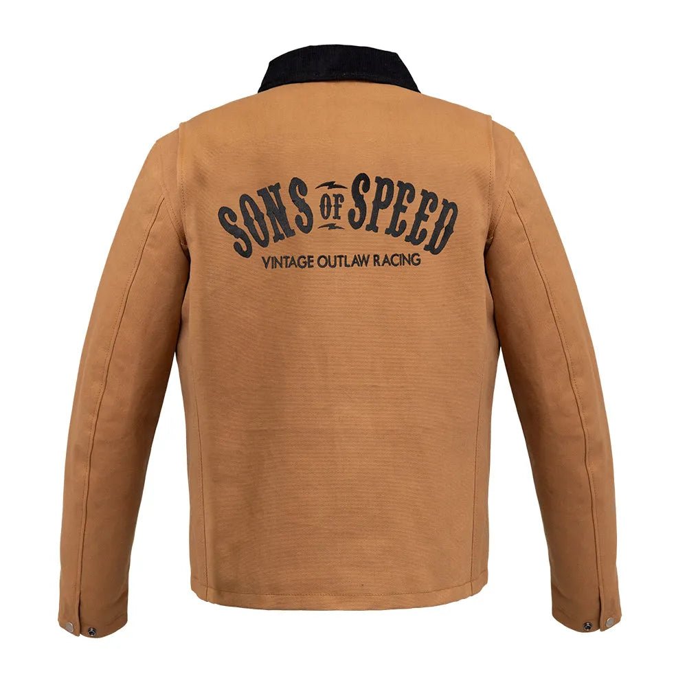 Sons of Speed - Lined Mechanic Jacket Men's Canvas Jacket Jackets