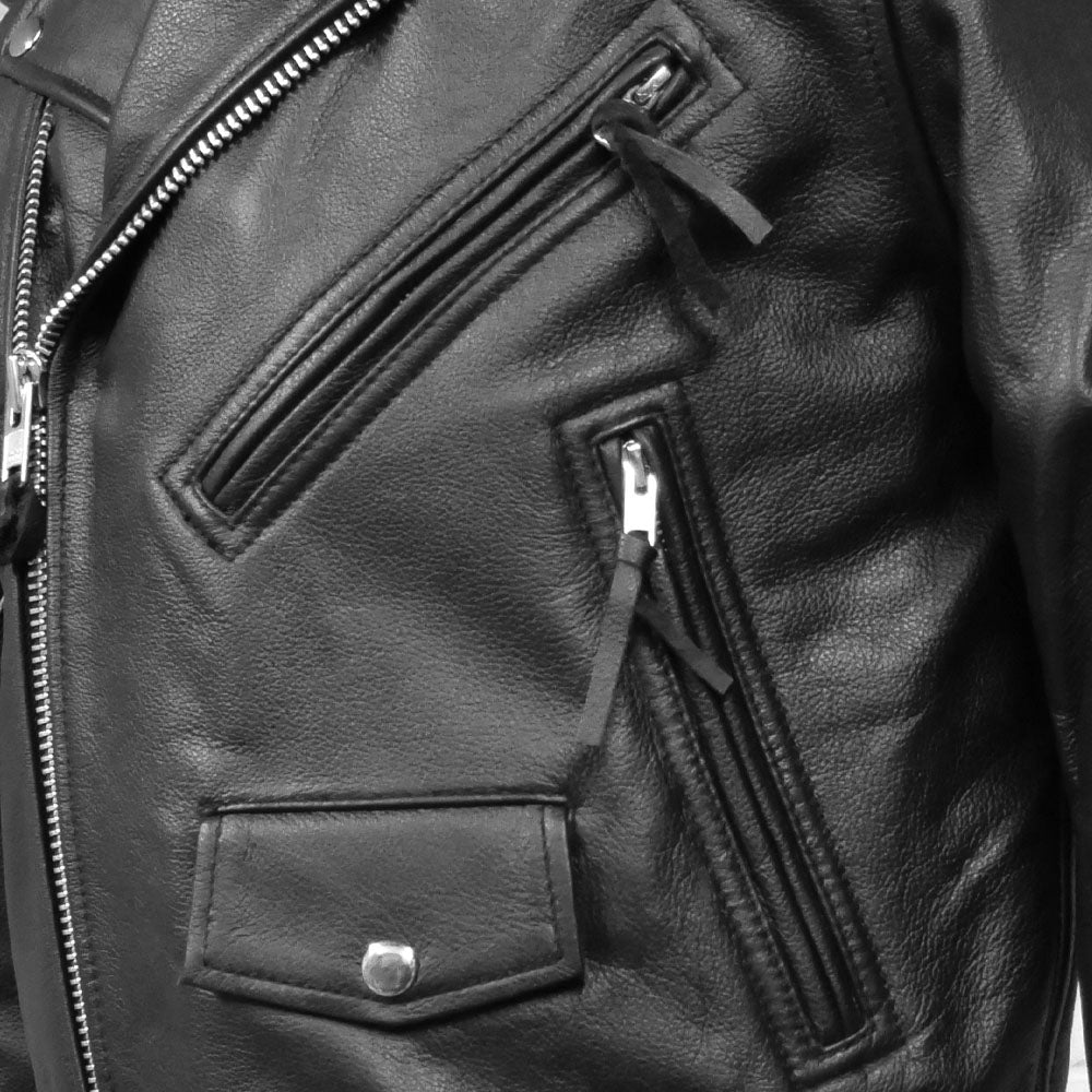 Superstar Men's Motorcycle Leather Jacket Men's Leather Jacket Jackets