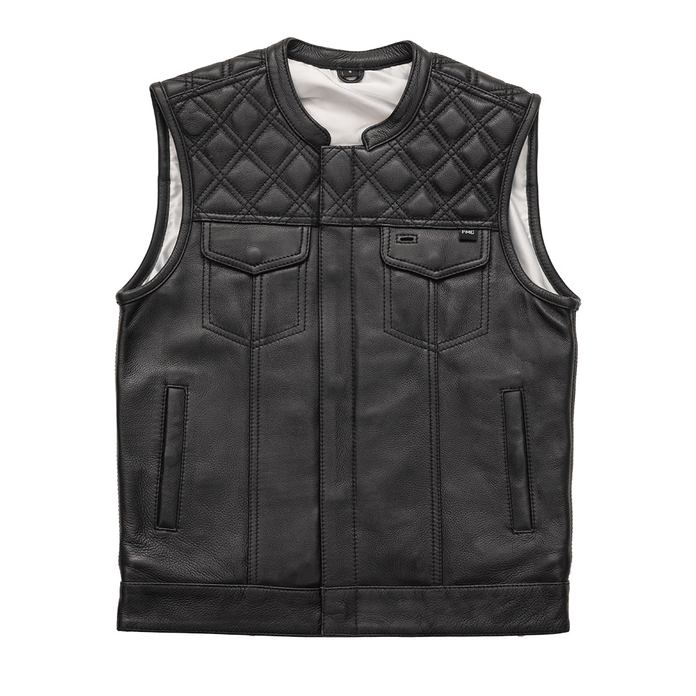 80´s FRINGE LEATHER VEST【Mr.Chips TAG】 メンズ