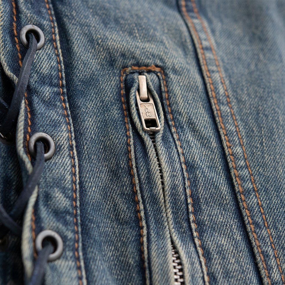 Tiff Women's Motorcycle Denim Vest Women's Denim Vest Vests