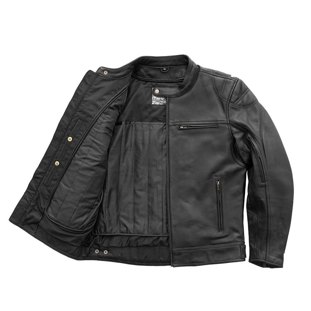 Top Performer Men's Motorcycle Leather Jacket Men's Leather Jacket Jackets