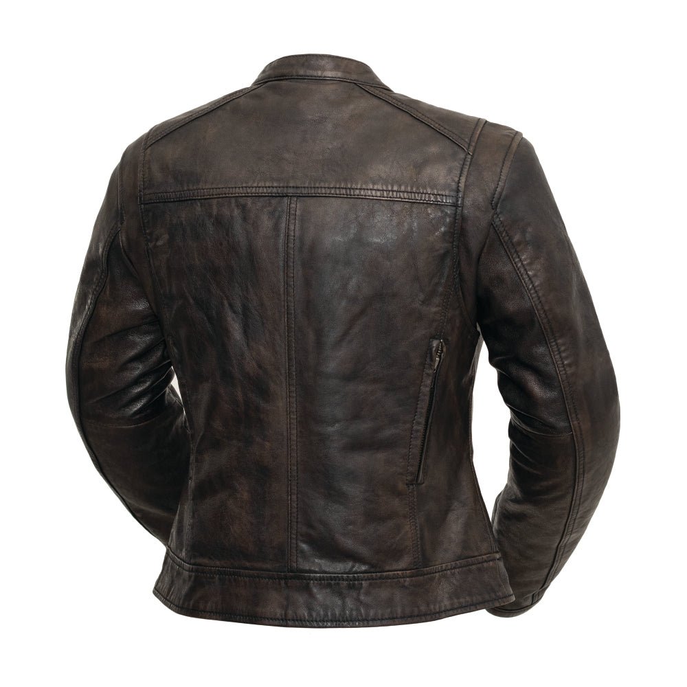 Trickster Womens Motorcycle Leather Jacket Women's Leather Jacket Jackets