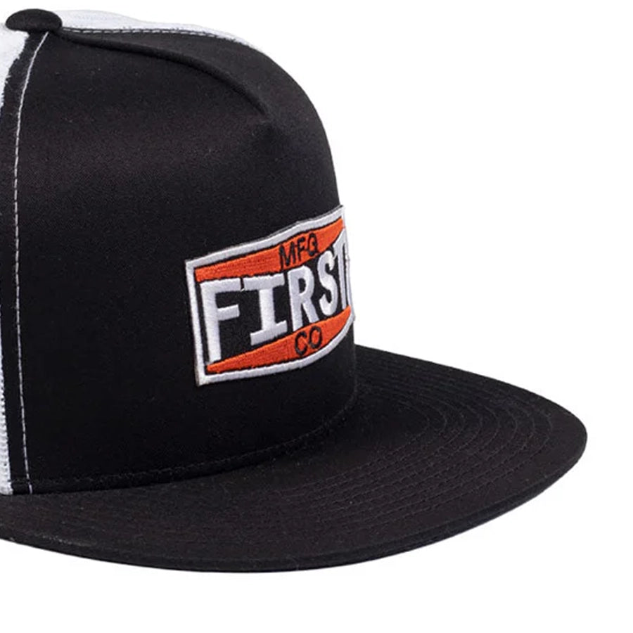 Two Tone Logo Hat Trucker Hat First Manufacturing Company