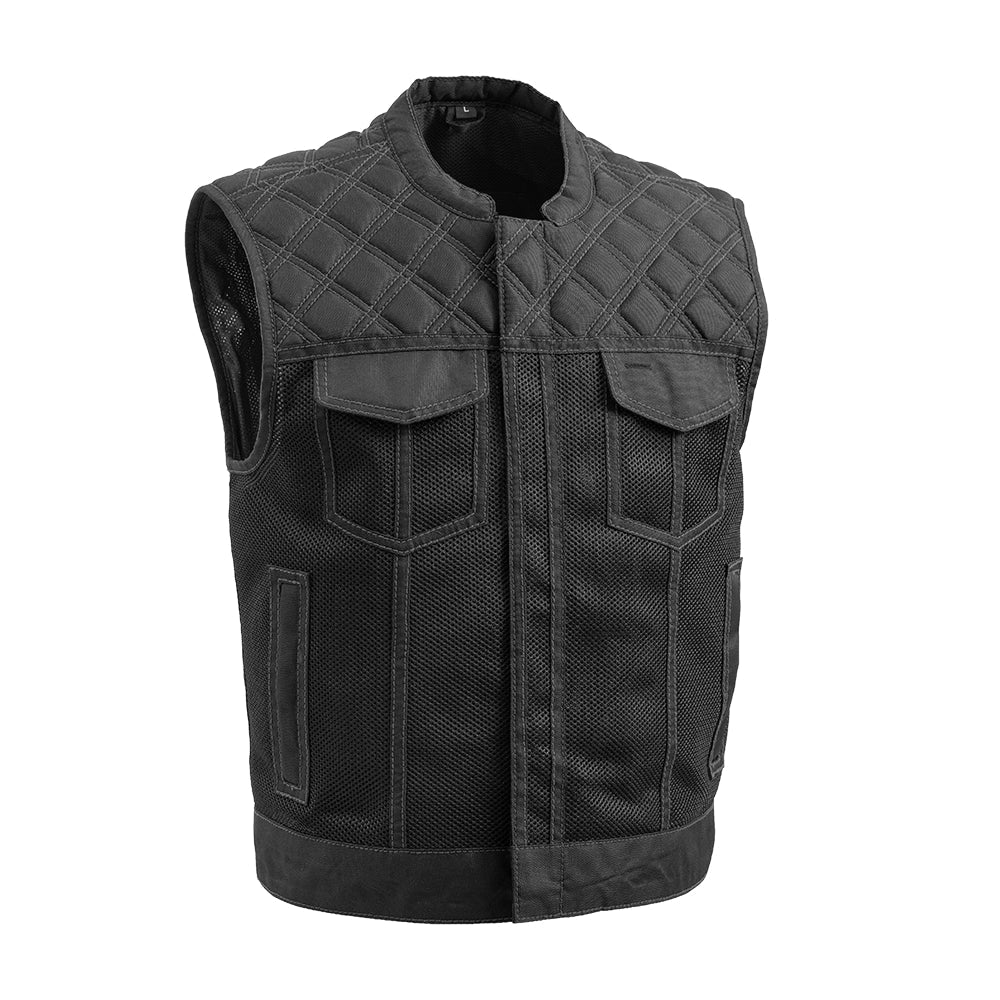 Upside Moto Mesh Men's Motorcycle Vest Men's Moto Mesh Vest Vests Black S