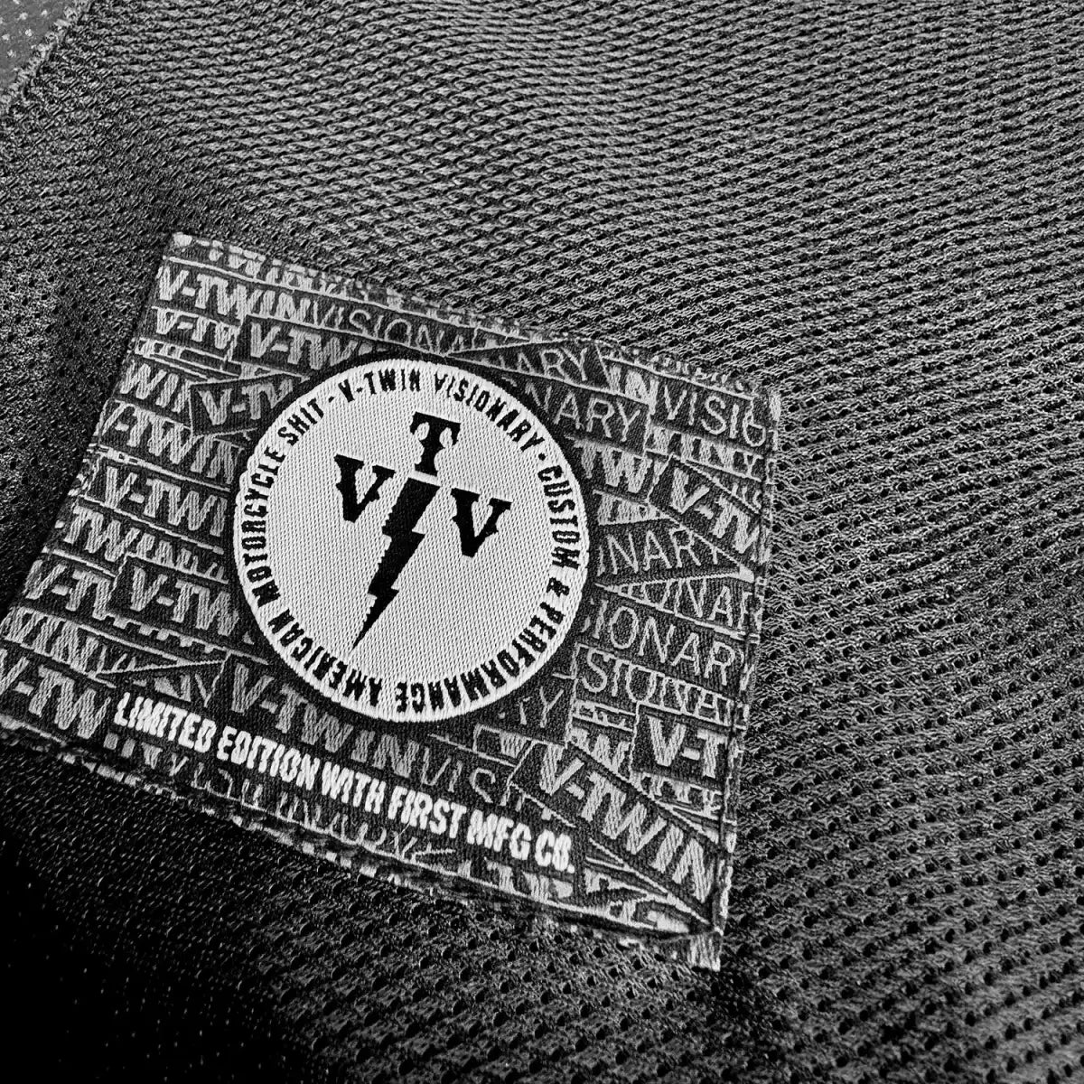 V-Twin Visionary Battleship Perforated Leather Vest Men's Perforated Leather Vest Vests