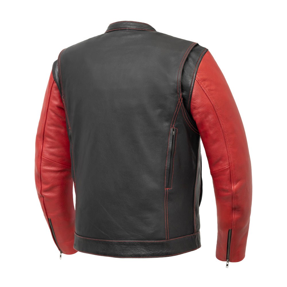 Vincent Men's Cafe Style Leather Jacket Men's Leather Jacket Jackets