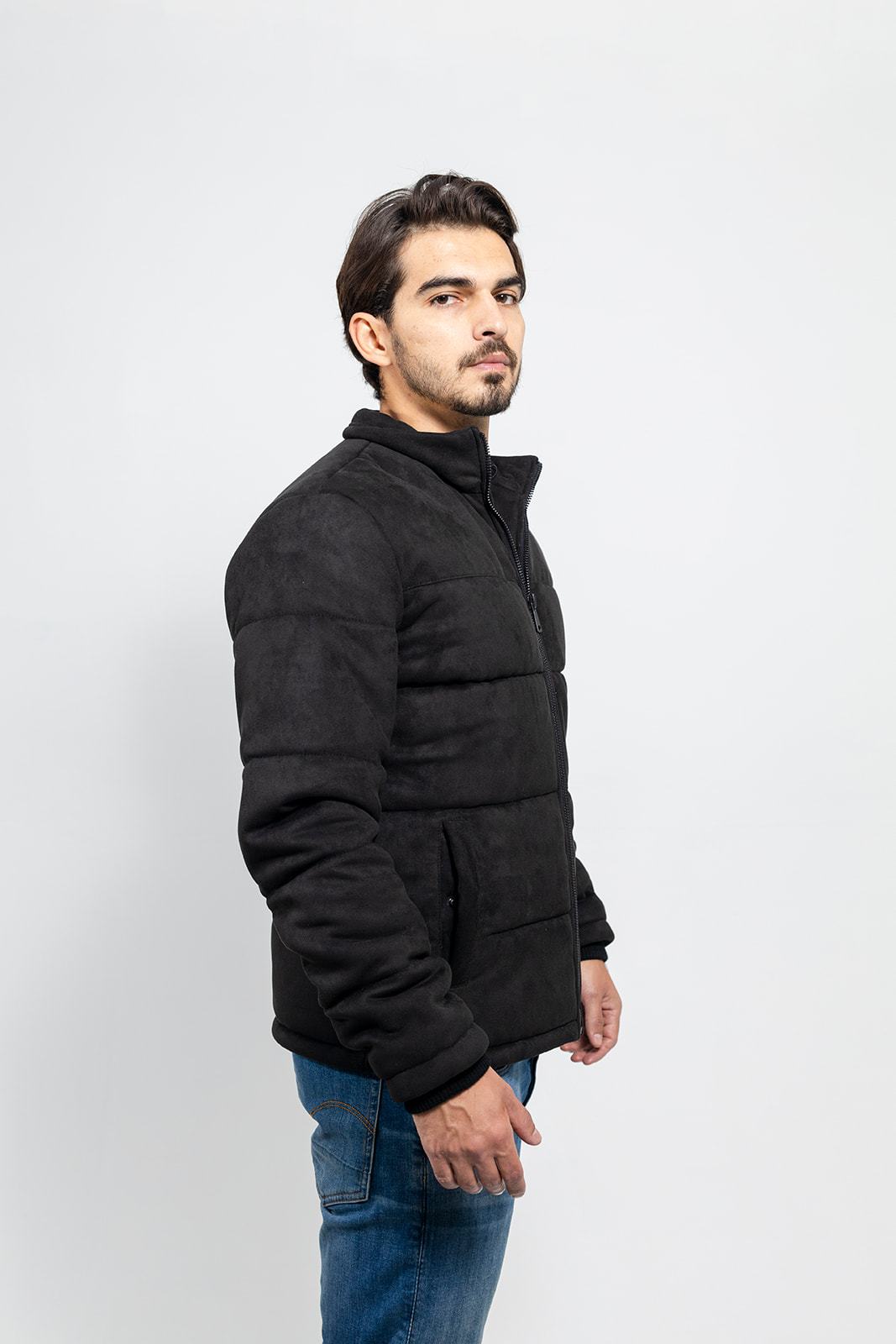 Brady Men's Vegan Faux Suede Jacket Men's Vegan Faux Suede Jacket FMCo