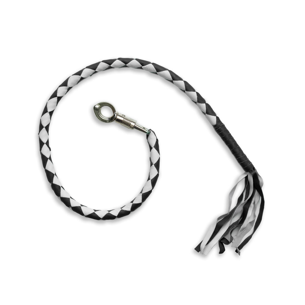 Get Back Whips whips First Manufacturing Company BLACK & WHITE STRD