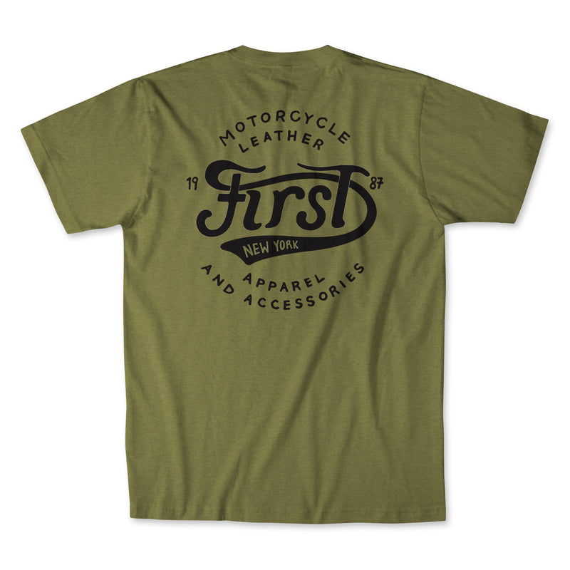 Major League T-Shirt Men's T-Shirt First Manufacturing Company OLVGR S 