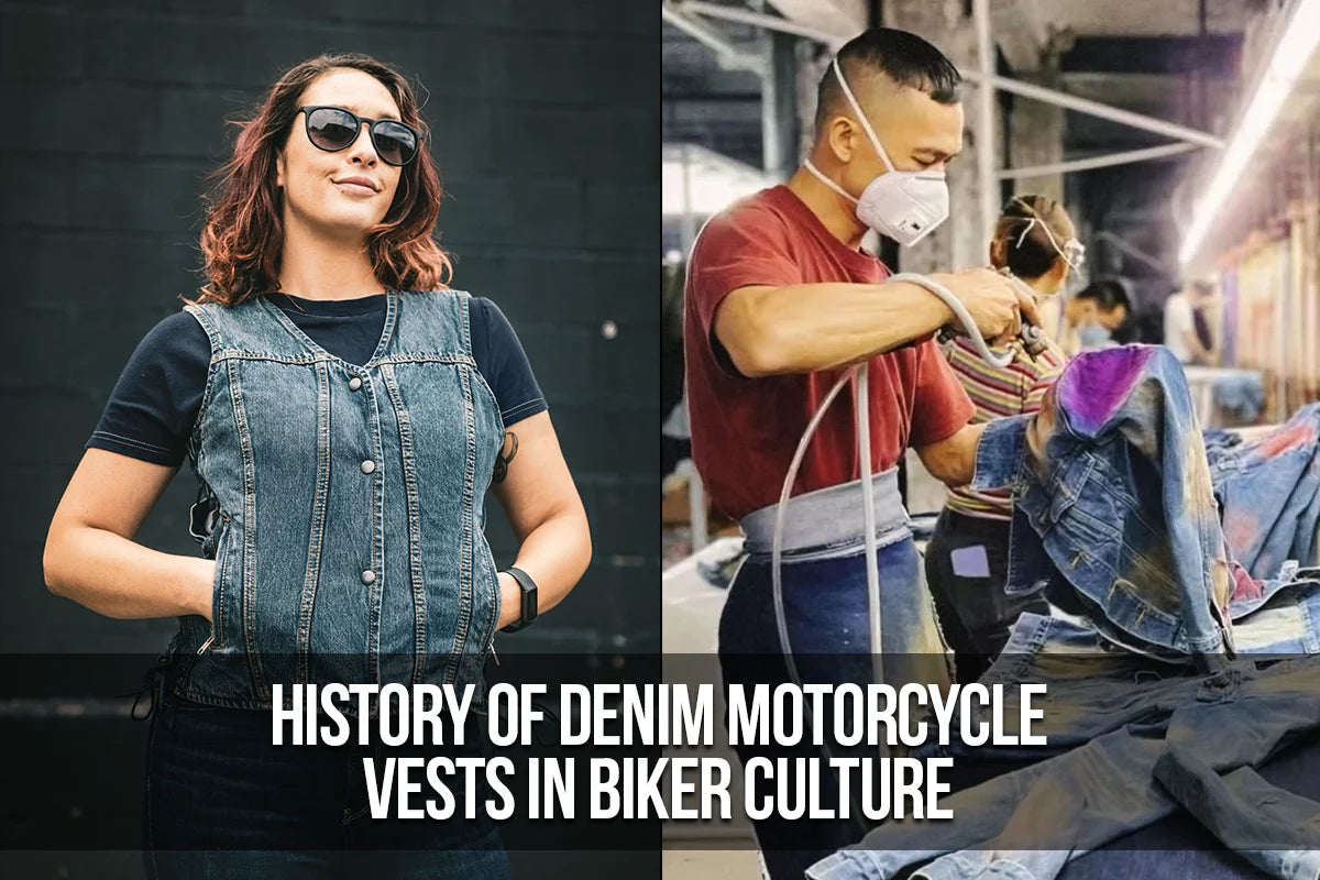 History of Denim Motorcycle Vests in Biker Culture