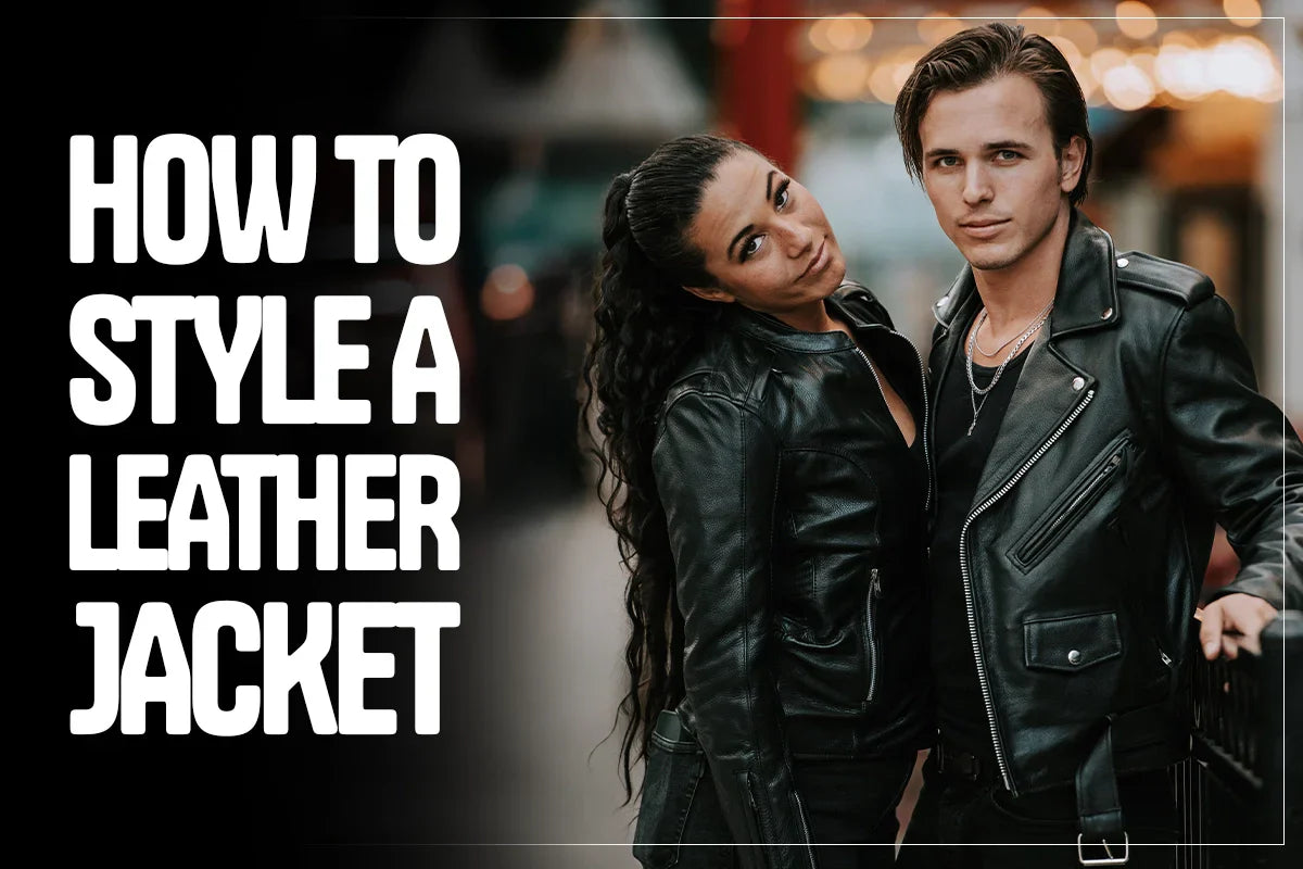 How to style a leather jacket?
