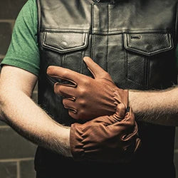 Men’s Deerskin Motorcycle Gloves