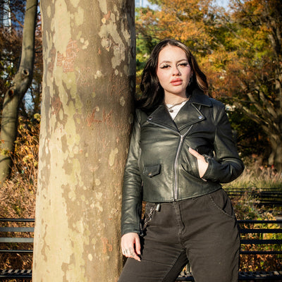Women's Fashion Leather Jacket