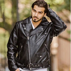 Men's Vegan Leather Jacket