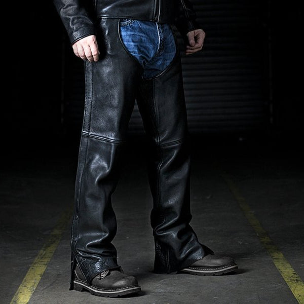Motorcycle Leather Chaps1