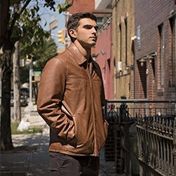 Ace Men's Motorcycle Leather Jacket - First MFG Co