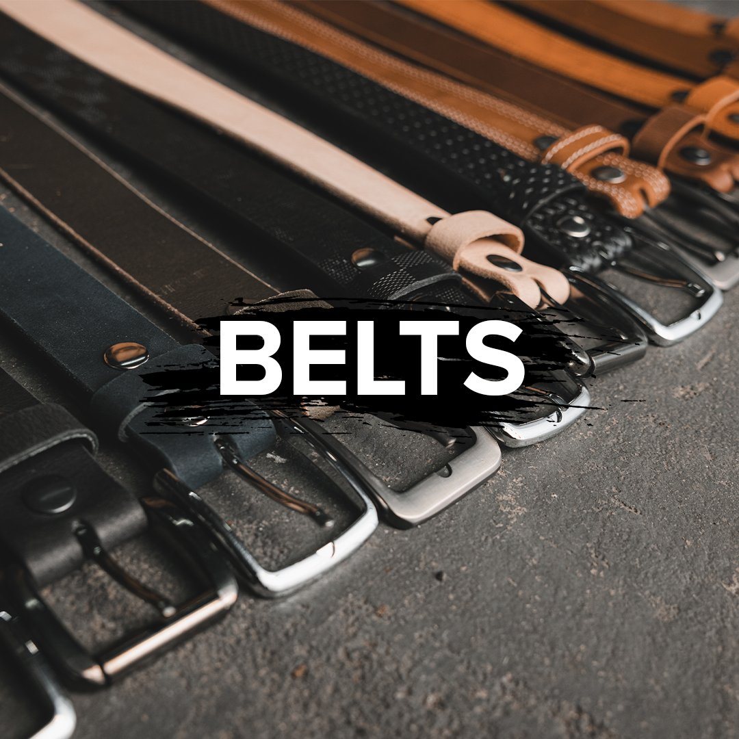 Leather Belts - First Manufacturing Company