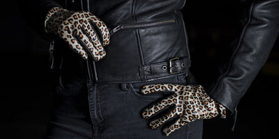 Women's Motorcycle Leather Gloves