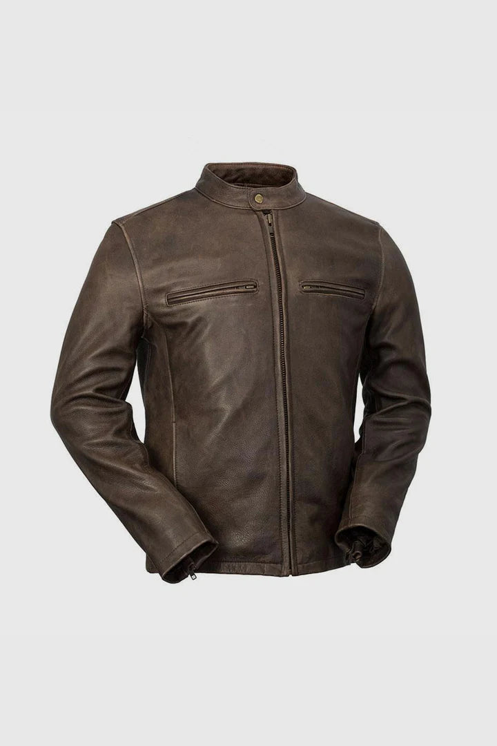 Maine Mens Leather Jacket Men's Leather Jacket FMCo S  