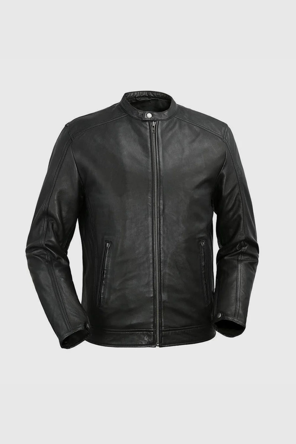 Iconoclast Mens Leather Jacket Men's Leather Jacket FMCo Black S 