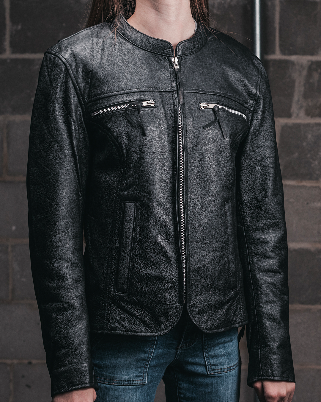 Roxy - Women's Motorcycle Leather Jacket - First MFG Co