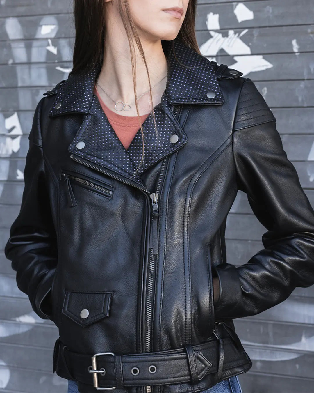 Iris - Women's Motorcycle Leather Jacket Women's Leather Jacket Jackets